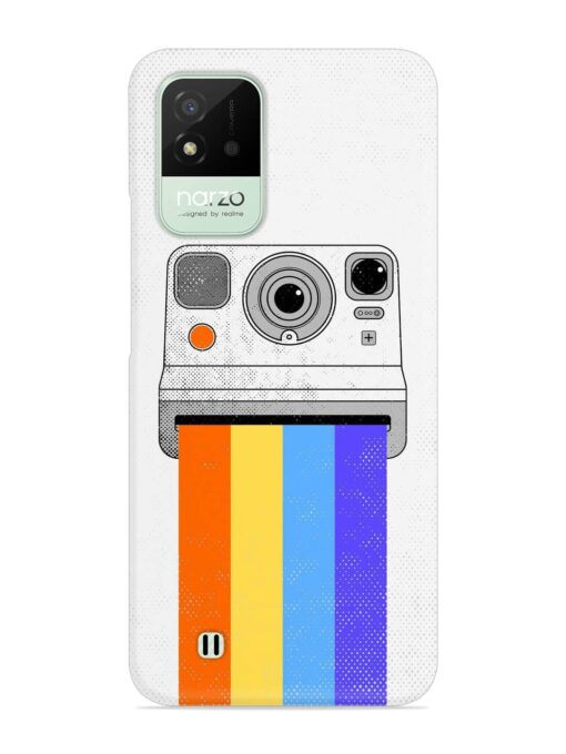 Retro Camera Art Snap Case for Realme Narzo 50I Zapvi