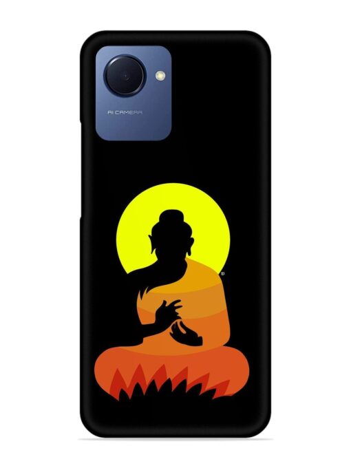 Buddha Art Black Snap Case for Realme Narzo 50I Prime Zapvi