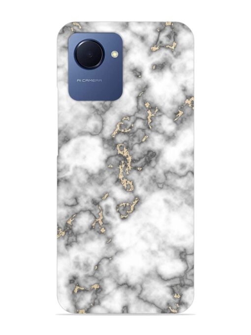 Gray And Gold Marble Snap Case for Realme Narzo 50I Prime Zapvi