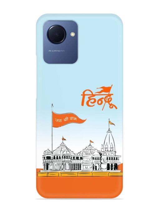 Ram Mandir Hindu Snap Case for Realme Narzo 50I Prime Zapvi