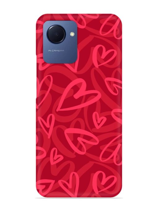 Seamless Romantic Pattern Snap Case for Realme Narzo 50I Prime Zapvi