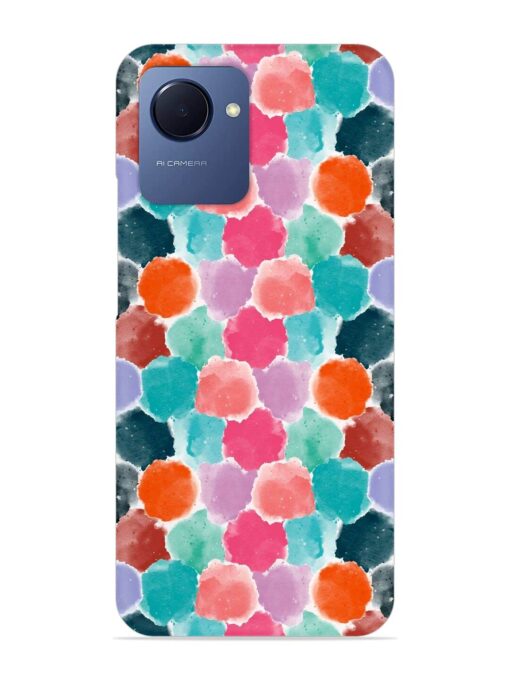 Colorful Seamless Pattern Snap Case for Realme Narzo 50I Prime Zapvi