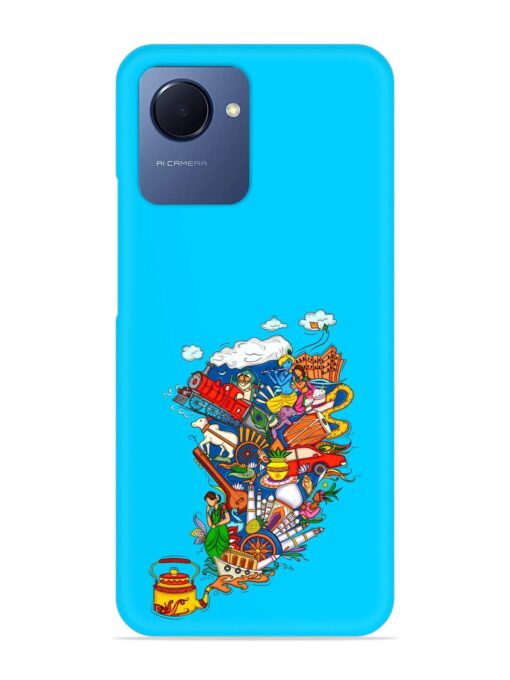 Vector Design Indian Snap Case for Realme Narzo 50I Prime Zapvi