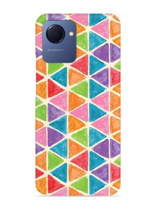 Seamless Colorful Isometric Snap Case for Realme Narzo 50I Prime Zapvi