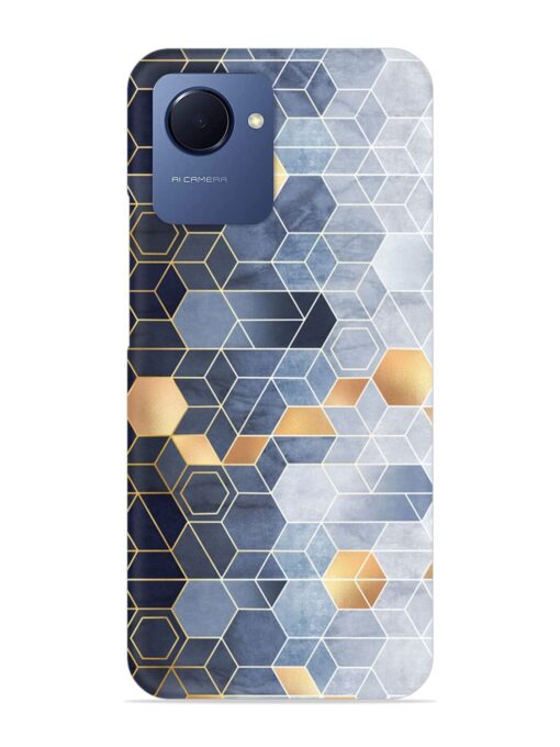 Geometric Abstraction Hexagons Snap Case for Realme Narzo 50I Prime Zapvi