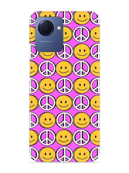 Smiley Face Peace Snap Case for Realme Narzo 50I Prime Zapvi