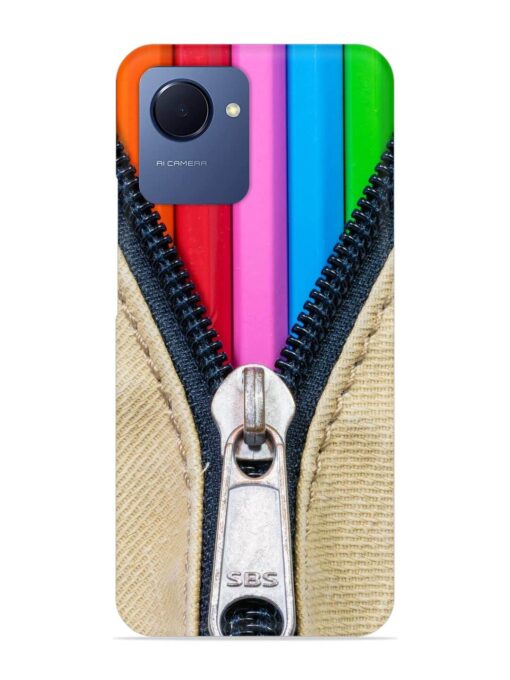 Zip In Color Snap Case for Realme Narzo 50I Prime Zapvi