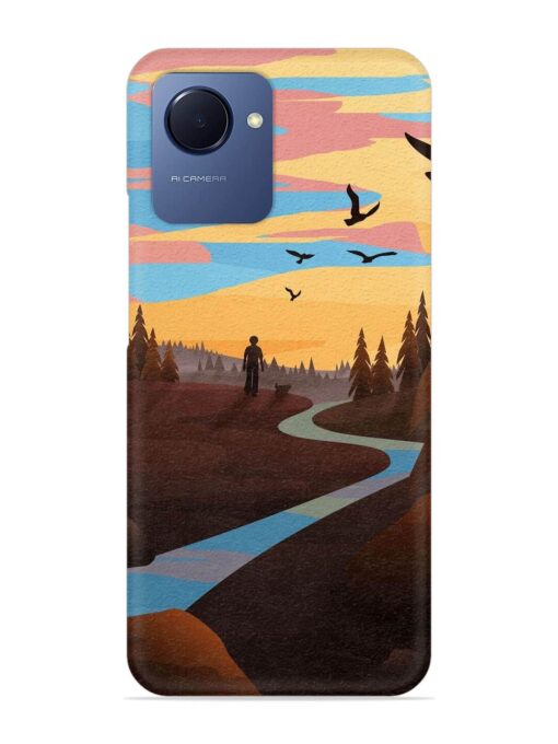 Natural Landscape Art Snap Case for Realme Narzo 50I Prime Zapvi