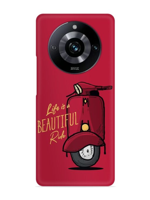 Life Is Beautiful Rides Snap Case for Realme Narzo 60 Pro (5G) Zapvi