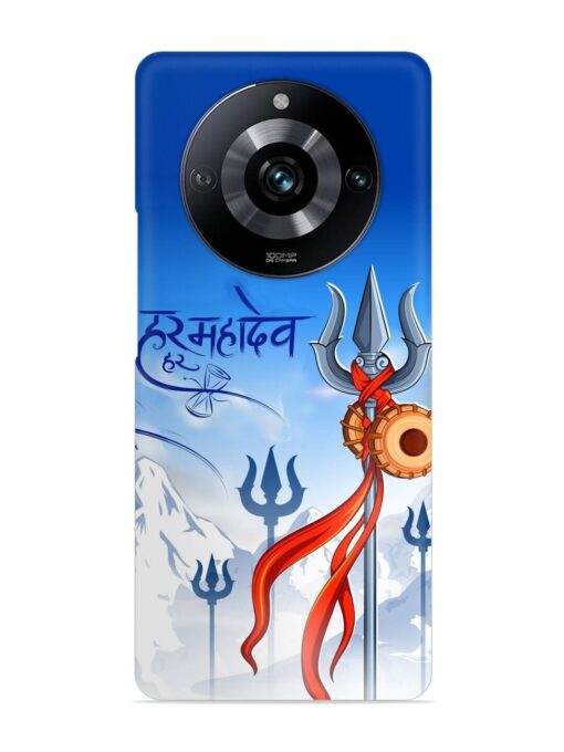 Har Har Mahadev Trishul Snap Case for Realme Narzo 60 Pro (5G) Zapvi