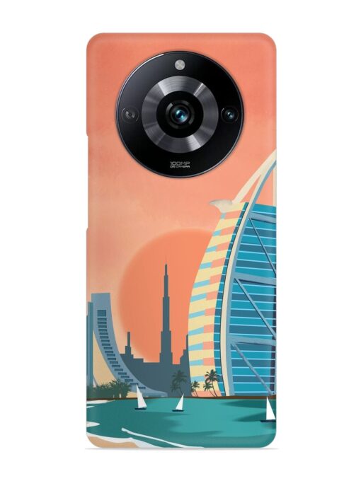 Dubai Architectural Scenery Snap Case for Realme Narzo 60 Pro (5G) Zapvi