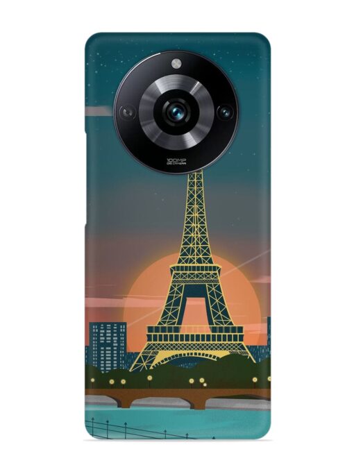 Scenery Architecture France Paris Snap Case for Realme Narzo 60 Pro (5G) Zapvi