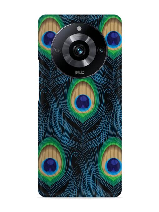 Seamless Pattern Peacock Snap Case for Realme Narzo 60 Pro (5G) Zapvi