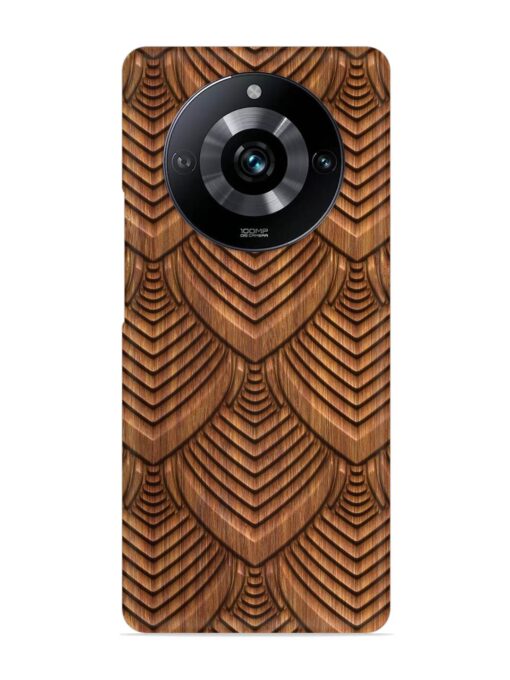 Carved Pattern On Snap Case for Realme Narzo 60 Pro (5G) Zapvi