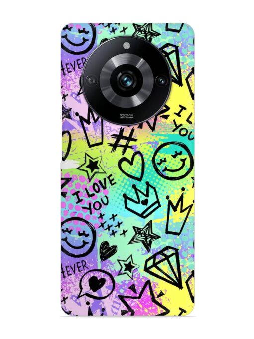 Bright Seamless Pattern Snap Case for Realme Narzo 60 Pro (5G) Zapvi