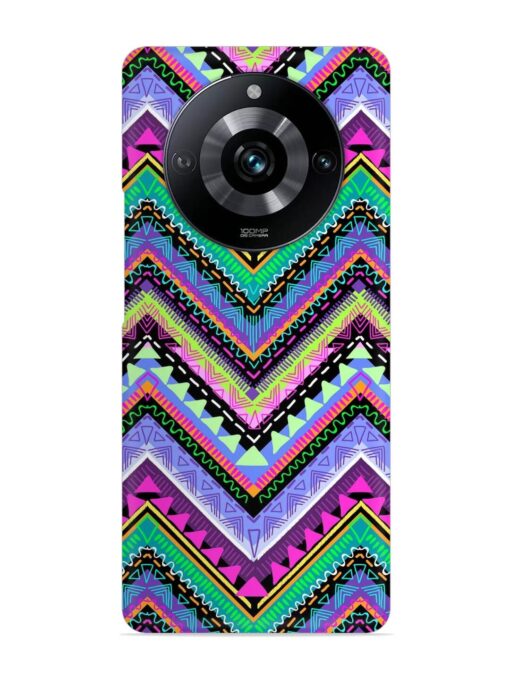 Tribal Aztec Print Snap Case for Realme Narzo 60 Pro (5G) Zapvi