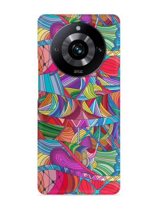 Seamless Patterns Hand Drawn Snap Case for Realme Narzo 60 Pro (5G) Zapvi