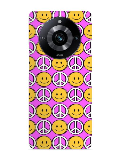 Smiley Face Peace Snap Case for Realme Narzo 60 Pro (5G) Zapvi