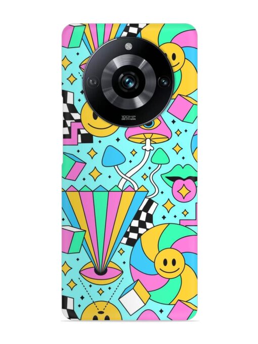 Trippy Rainbow 60S Snap Case for Realme Narzo 60 Pro (5G) Zapvi