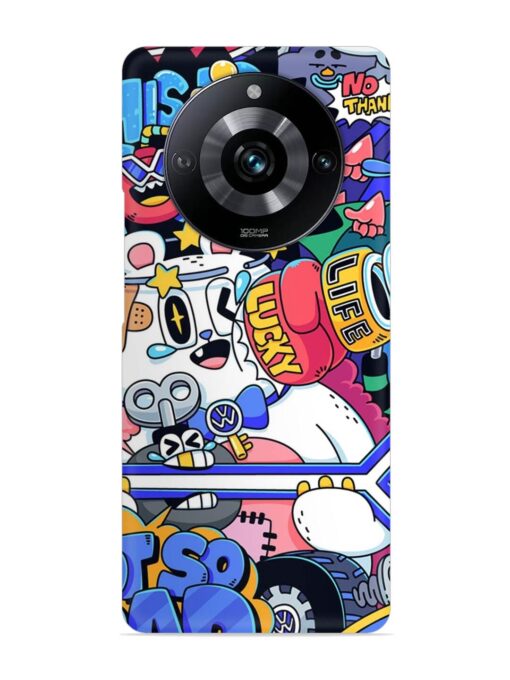 Universal Doodle Snap Case for Realme Narzo 60 Pro (5G) Zapvi