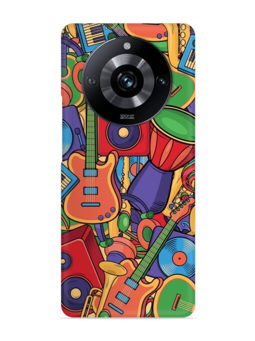 Colorful Music Art Snap Case for Realme Narzo 60 Pro (5G) Zapvi