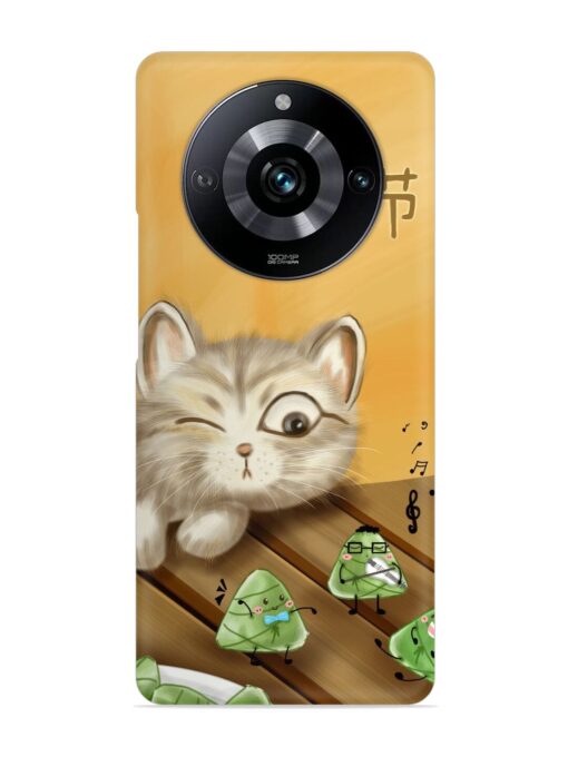 Cat Scorpion Dancing Snap Case for Realme Narzo 60 Pro (5G) Zapvi