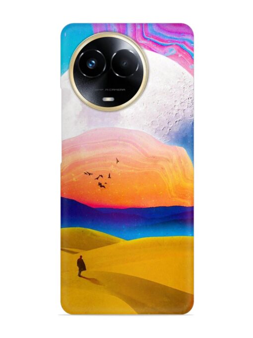 Sandy Desert Snap Case for Realme Narzo 60X (5G) Zapvi