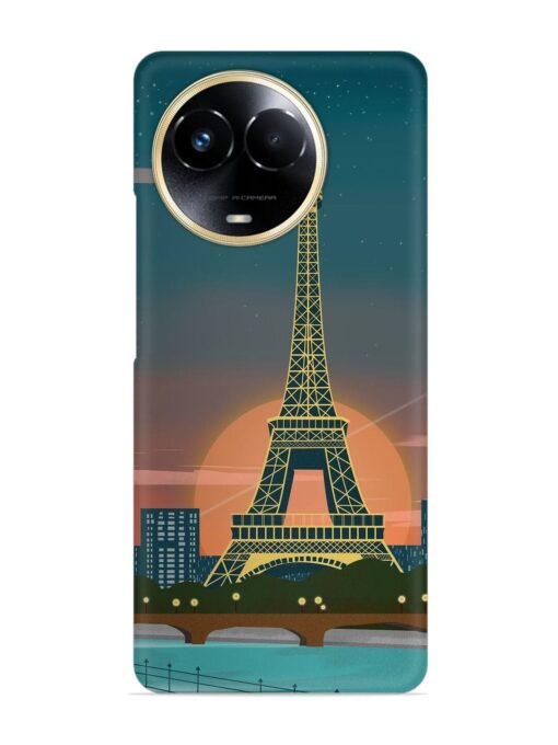 Scenery Architecture France Paris Snap Case for Realme Narzo 60X (5G) Zapvi