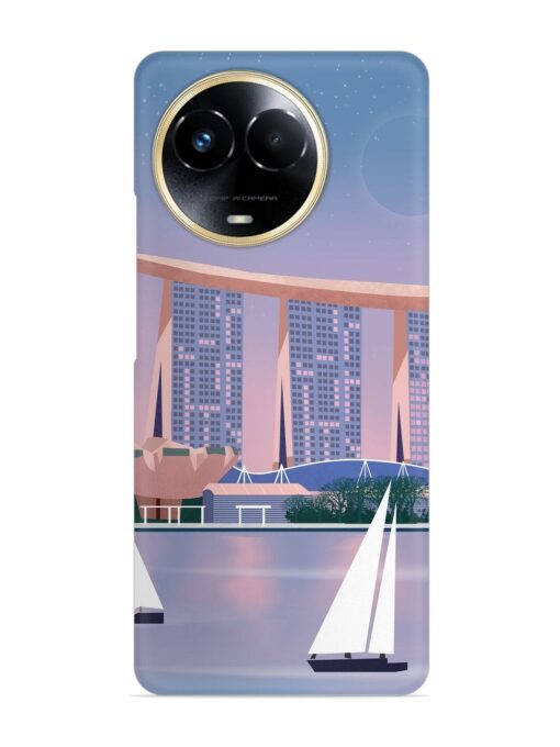 Singapore Scenery Architecture Snap Case for Realme Narzo 60X (5G) Zapvi