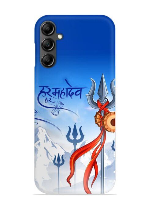 Har Har Mahadev Trishul Snap Case for Samsung Galaxy A34 (5G) Zapvi