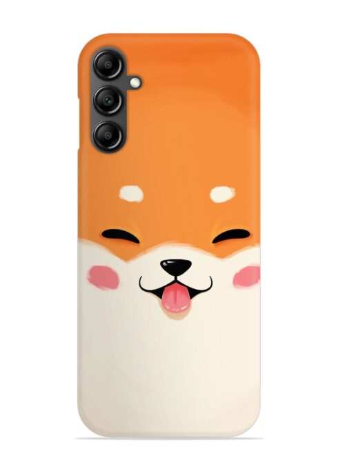 Cute Dog Face Vector Snap Case for Samsung Galaxy A34 (5G) Zapvi