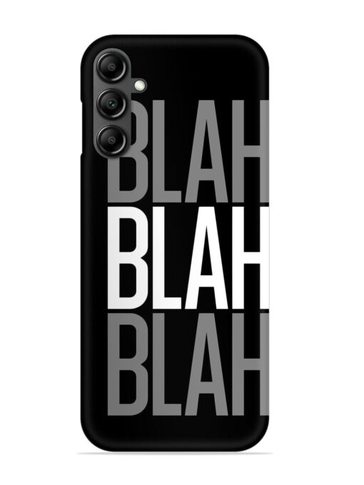 Blah Blah Blah Wallpaper Snap Case for Samsung Galaxy A34 (5G) Zapvi