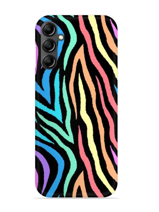 Colorful Abstract Zebra Snap Case for Samsung Galaxy A34 (5G) Zapvi