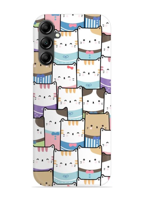 Cute Adorable Cat Snap Case for Samsung Galaxy A34 (5G) Zapvi