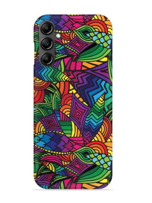 Abstract Multicolor Seamless Snap Case for Samsung Galaxy A34 (5G) Zapvi