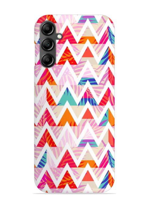 Abstract Triangle Background Snap Case for Samsung Galaxy A34 (5G) Zapvi