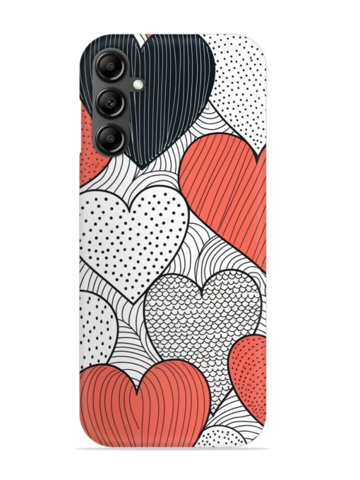 Girly Heart Seamless Snap Case for Samsung Galaxy A34 (5G) Zapvi