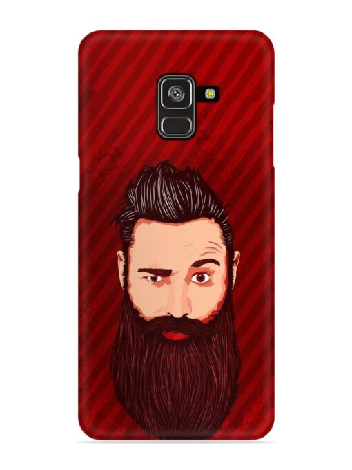 Beardo Man Snap Case for Samsung Galaxy A8 Plus Zapvi