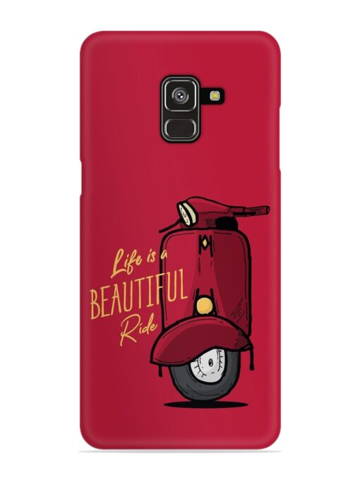 Life Is Beautiful Rides Snap Case for Samsung Galaxy A8 Plus Zapvi