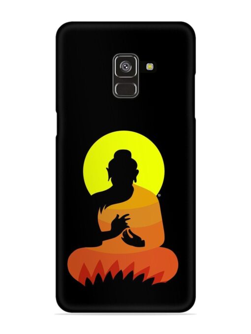 Buddha Art Black Snap Case for Samsung Galaxy A8 Plus Zapvi