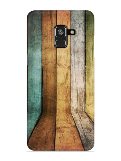 Wooden Realistic Art Snap Case for Samsung Galaxy A8 Plus Zapvi