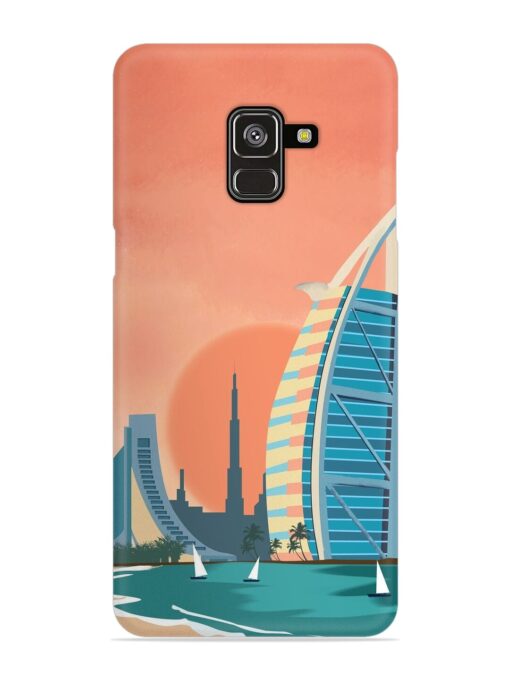 Dubai Architectural Scenery Snap Case for Samsung Galaxy A8 Plus Zapvi