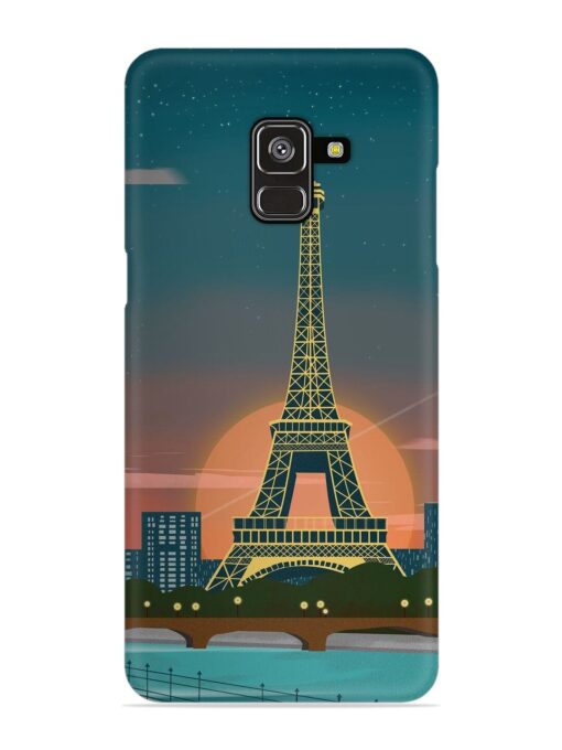 Scenery Architecture France Paris Snap Case for Samsung Galaxy A8 Plus Zapvi