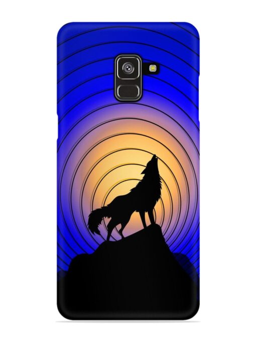 Fox Roaring Design Snap Case for Samsung Galaxy A8 Plus Zapvi