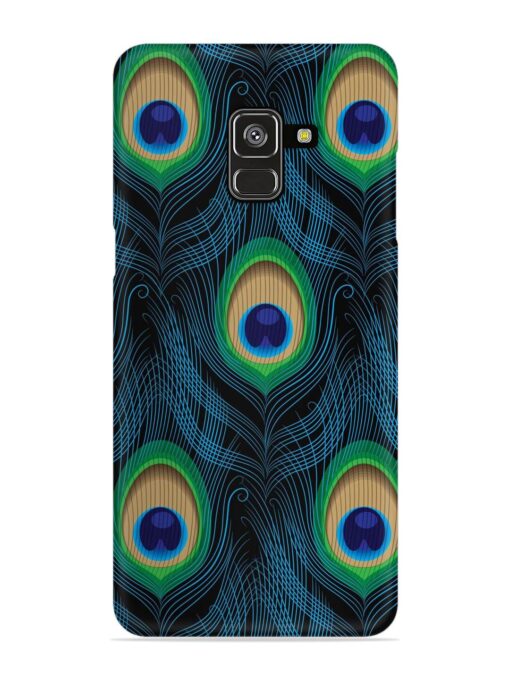 Seamless Pattern Peacock Snap Case for Samsung Galaxy A8 Plus Zapvi