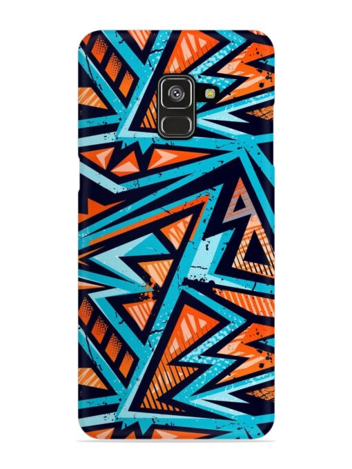 Abstract Seamless Grunge Snap Case for Samsung Galaxy A8 Plus Zapvi