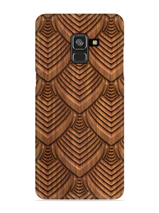 Carved Pattern On Snap Case for Samsung Galaxy A8 Plus Zapvi