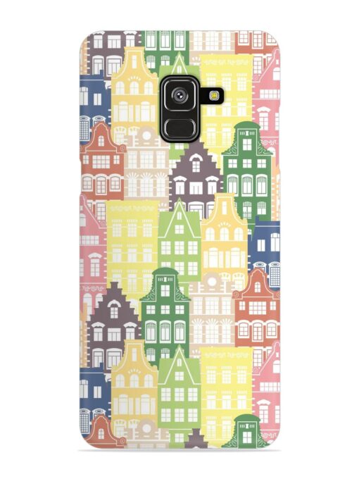 Seamless Shapes Pattern Snap Case for Samsung Galaxy A8 Plus Zapvi