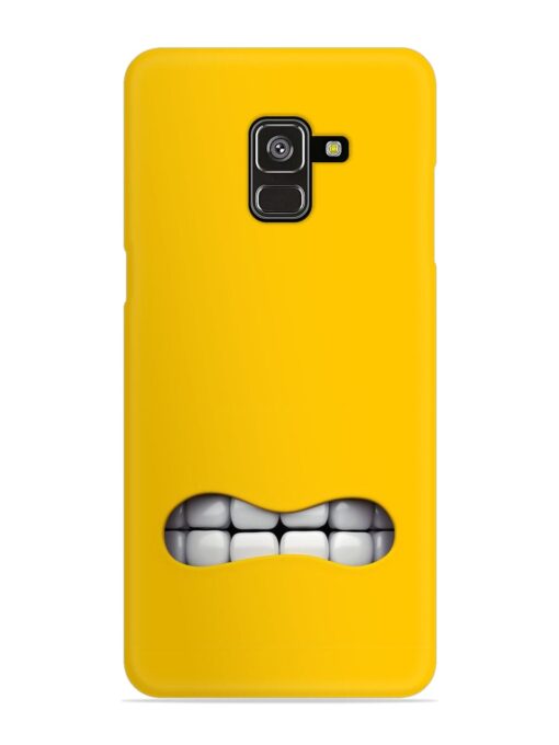 Mouth Character On Snap Case for Samsung Galaxy A8 Plus Zapvi