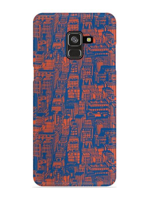 Hand Drawn Seamless Snap Case for Samsung Galaxy A8 Plus Zapvi